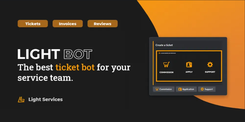 Full Source Code for Light Bot | Tickets & Invoicing