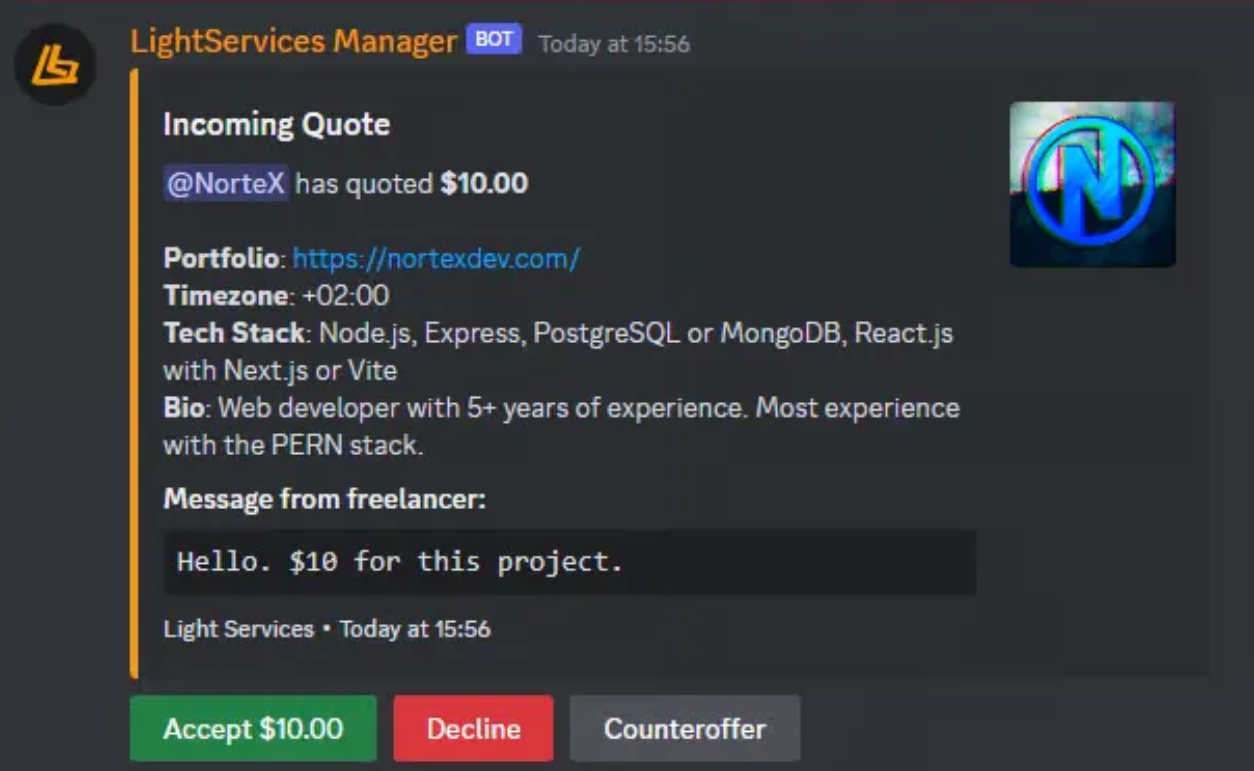 Light Bot | Tickets & Invoicing #5