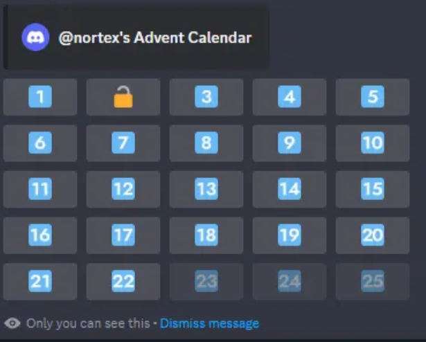  Advent Calendar Bot for Discord #4