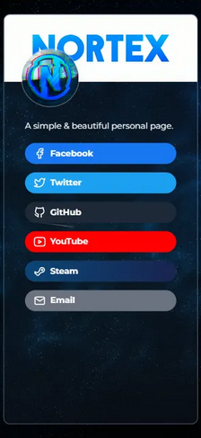  Personal links page | Simple & elegant #2