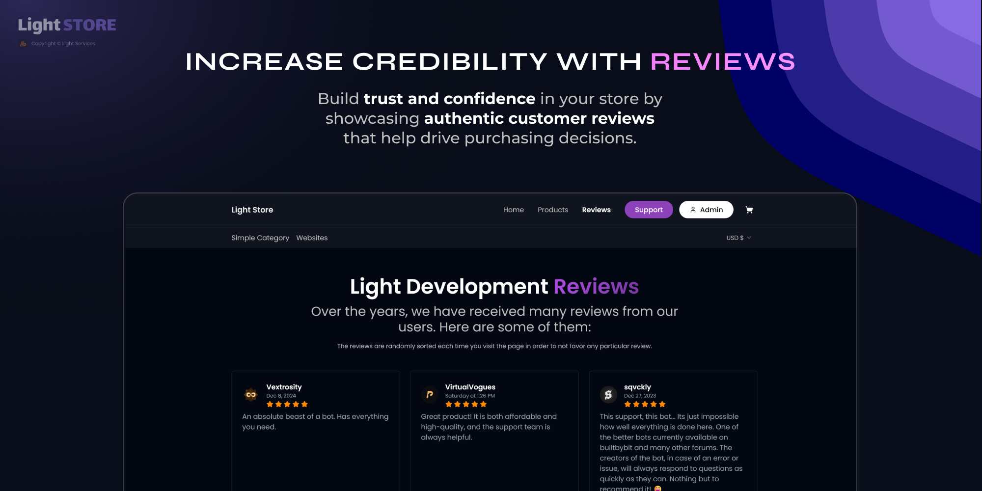 Light Store | Sell your software products #6