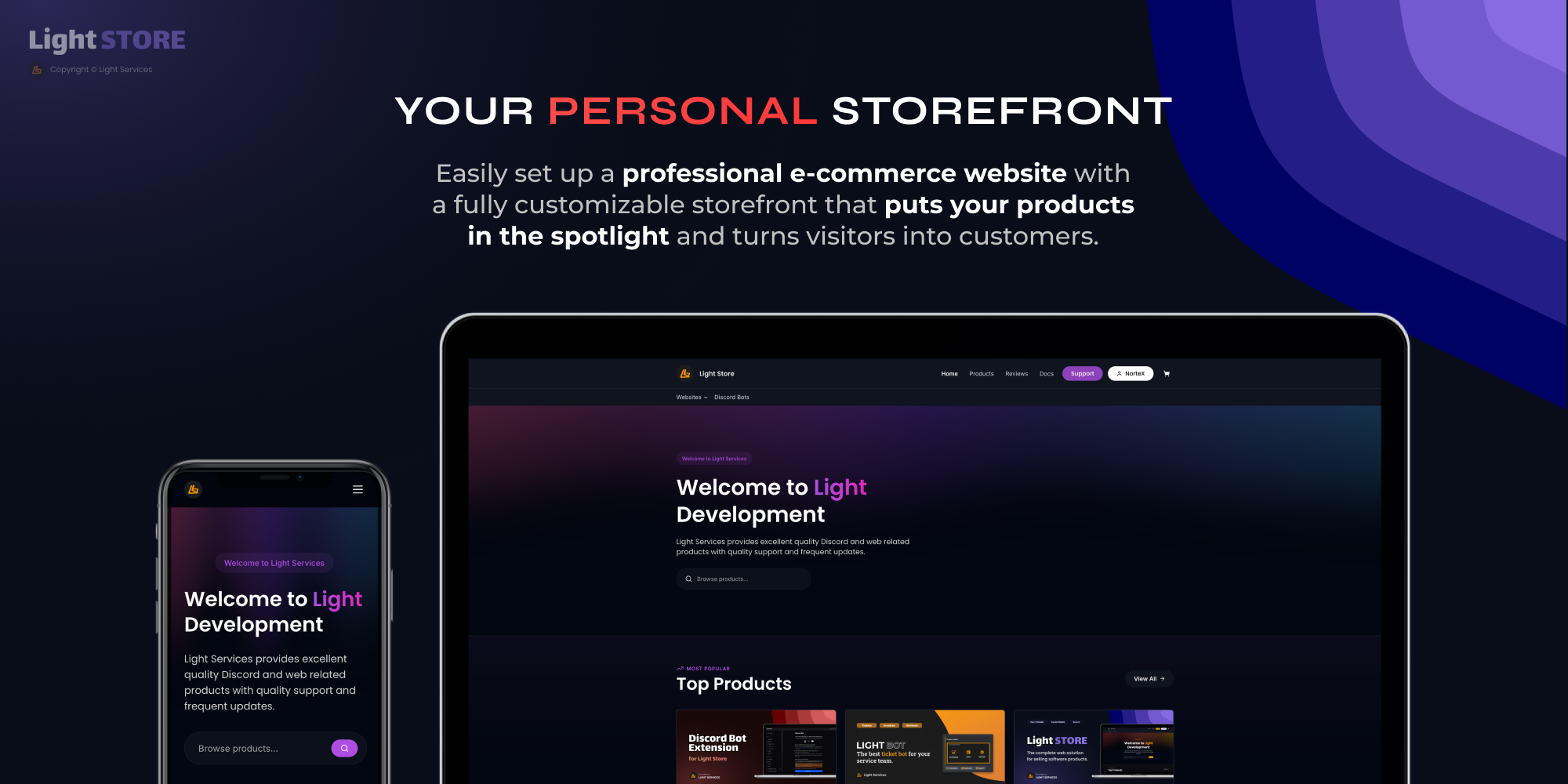 Light Store | Sell your software products #2