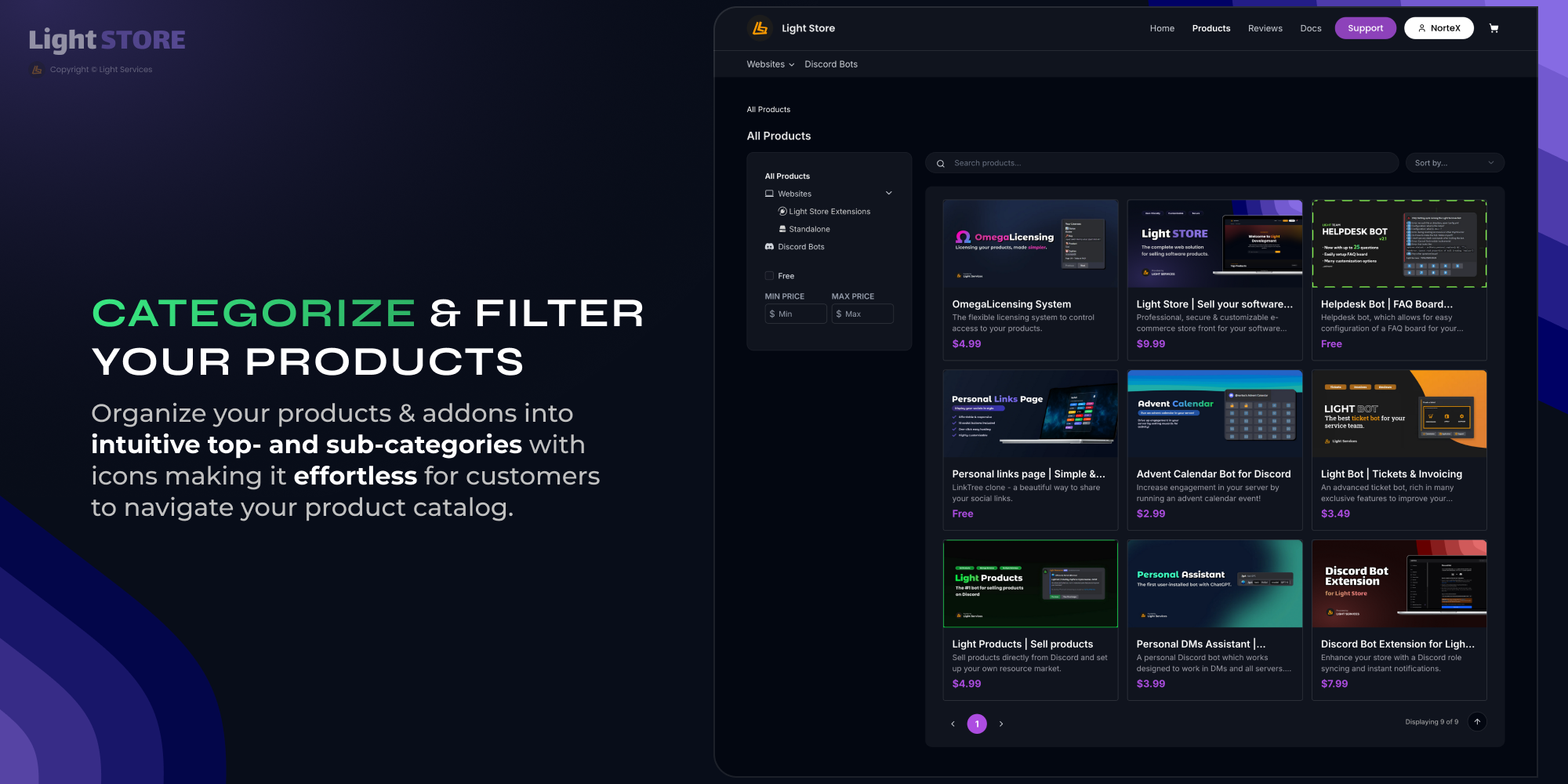 Light Store | Sell your software products #3